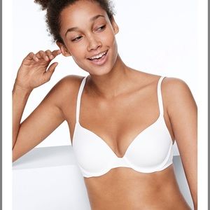 Pink Wear Everywhere T-shirt Bra in White